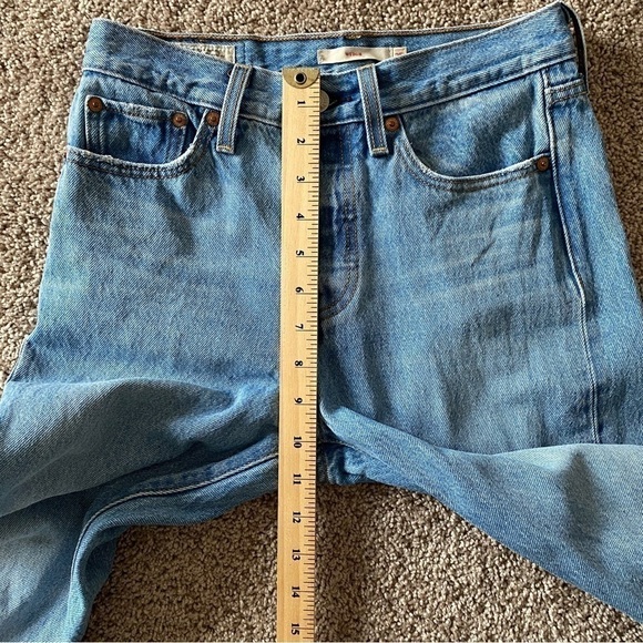 levis Wedgie Icon Fit Jeans High-Rise Button Fly 22861-0095 Size 25 - Picture 12 of 14